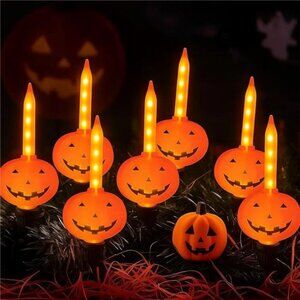 Halloween Pumpkin Bubble Lights-9Ft Halloween String Lights with 9 JackO Lantern